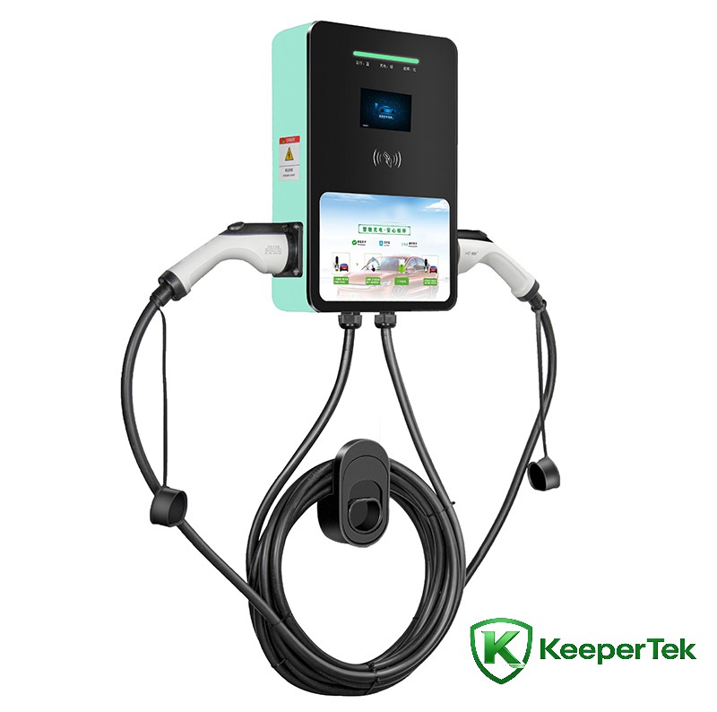 Pile ta 'ċċarġjar AC ta' 7KW/14KW fuq l-art singolu u doppju KT-HC06